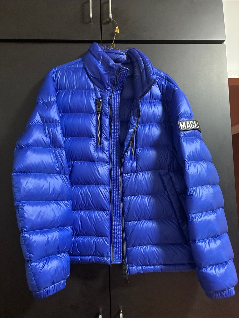 Mackage Men's Puffer Jacket in Royal Blue
